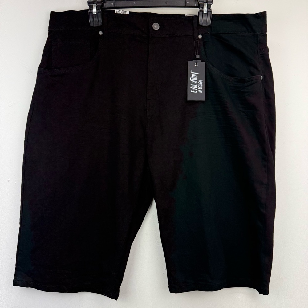 Evolution size 50 Men’s Black Denim Slim Fit Jean Shorts NWT